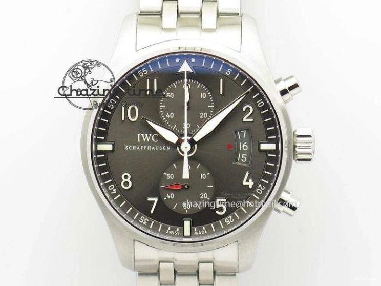 MIROTIME 0310 Mark XVIII IW327002 SS Mk Maker Best Edition White Dial On Black Leather Strap A SunProtective 7298